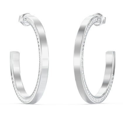 GUESS STEEL MADISON JUBE06437JWRHT/U Κρίκοι Ασημένιοι