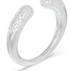 GUESS STEEL MOON DROPS JUBR06256JWRH-No.58 Δαχτυλίδι Ασημένιο Με Πέτρες