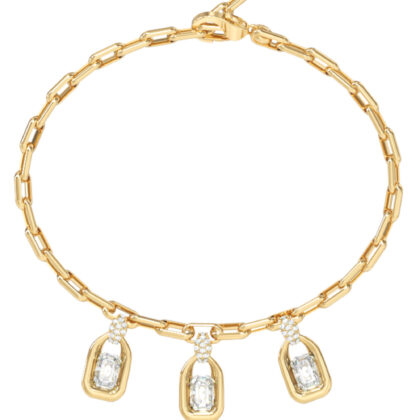GUESS STEEL RADIOSA JUBB06386JWYGL Βραχιόλι Χρυσό Με Τσάρμς Με Πέτρες