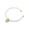 GUESS STEEL BORBOLETA JUBB06124JWYGL Βραχιόλι Με 'Ασπρες Πέρλες Και Πεταλούδα - Image 2
