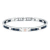 MASERATI CERAMIC JM225ATZ58 Βραχιόλι Δίχρωμο Με Τρίαινα