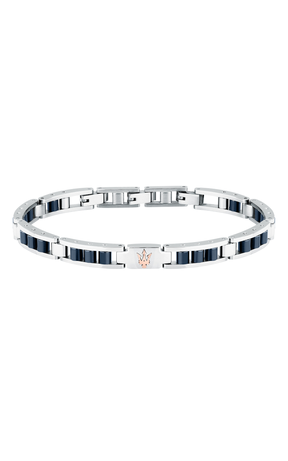 MASERATI CERAMIC JM225ATZ58 Βραχιόλι Δίχρωμο Με Τρίαινα