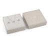 GUESS STEEL G CAMDEN JUBS06045JWRHT/U Κουτάκι Με Ασημένιο Κολιέ Και Σκουλαρίκια
