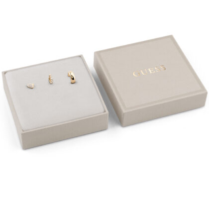 GUESS STEEL MADISON JUBS06057JWYGT/U Κουτάκι Με Χρυσά Σκουλαρίκια