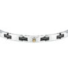MASERATI CERAMIC JM424ATZ49 Ανδρικό Βραχιόλι Δίχρωμο Με Χρυσή Τρίαινα - Image 2