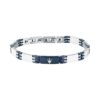 MASERATI CERAMIC JM426ATZ104 Ανδρικό Βραχιόλι Μπλέ Κεραμικό