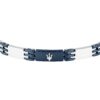 MASERATI CERAMIC JM426ATZ104 Ανδρικό Βραχιόλι Μπλέ Κεραμικό - Image 2