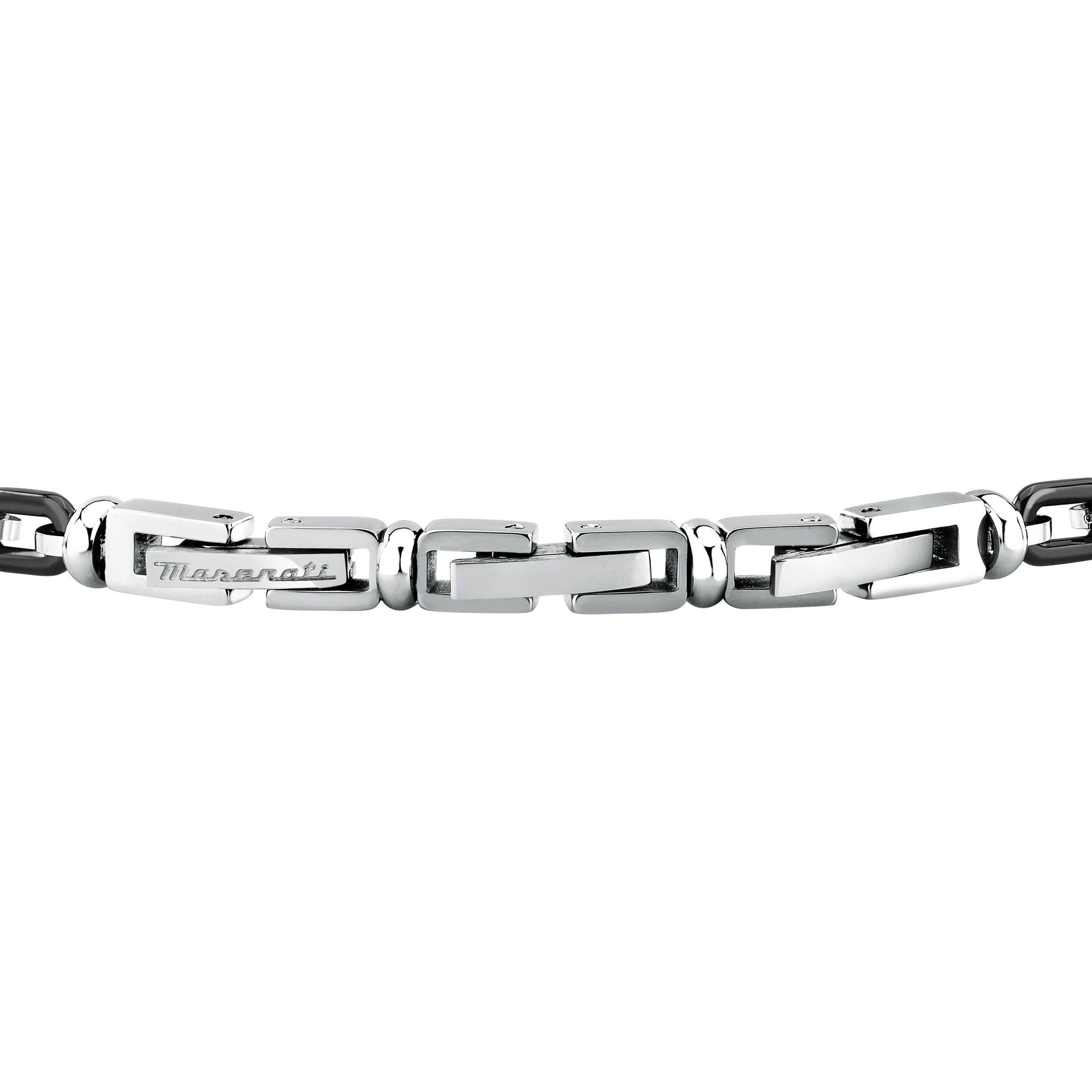 MASERATI CERAMIC JM426ATZ92 Ανδρικό Βραχιόλι Μαύρο Κεραμικό - Image 3