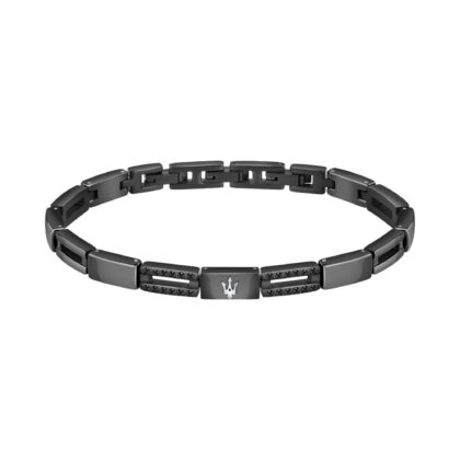 MASERATI CERAMIC JM223ATZ21 Ανδρικό Βραχιόλι Με Λογότυπο