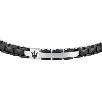 Alternative view of MASERATI CERAMIC JM426ATZ95 Ανδρικό Βραχιόλι Κεραμικό