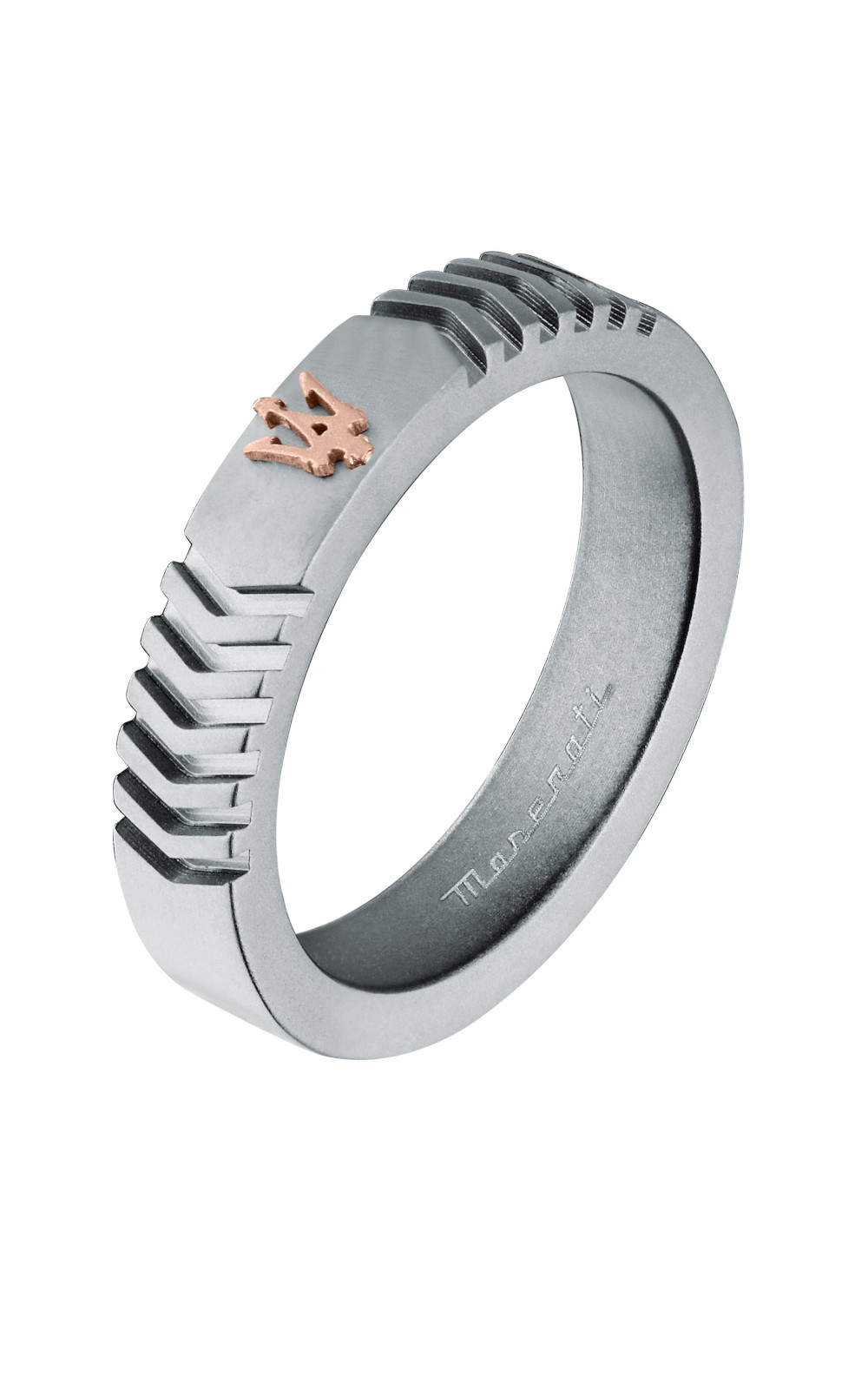 MASERATI TITANIUM JM426AXF100-No.25 Ανδρικό Δαχτυλίδι Από Τιτάνιο