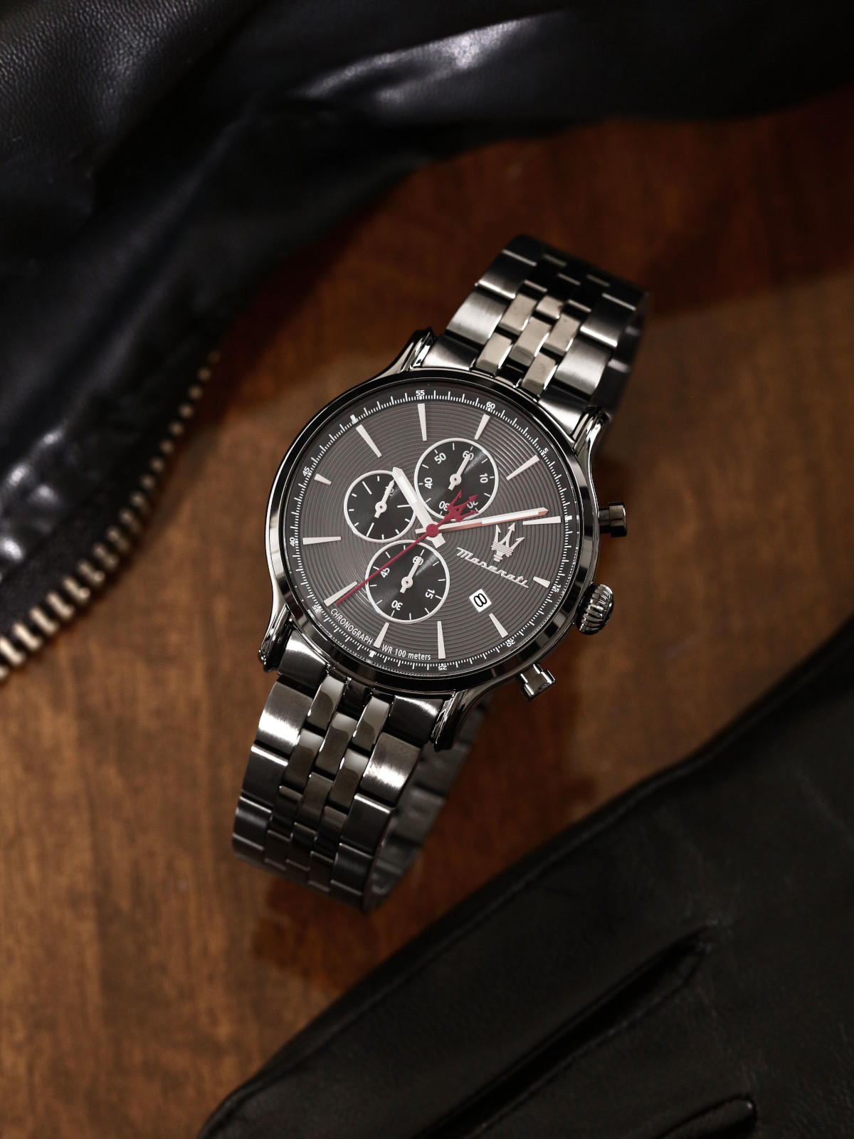MASERATI EPOCA SLIM R8873618036 Ανδρικό Ρολόι Quartz Χρονογράφος Ακριβείας - Image 5