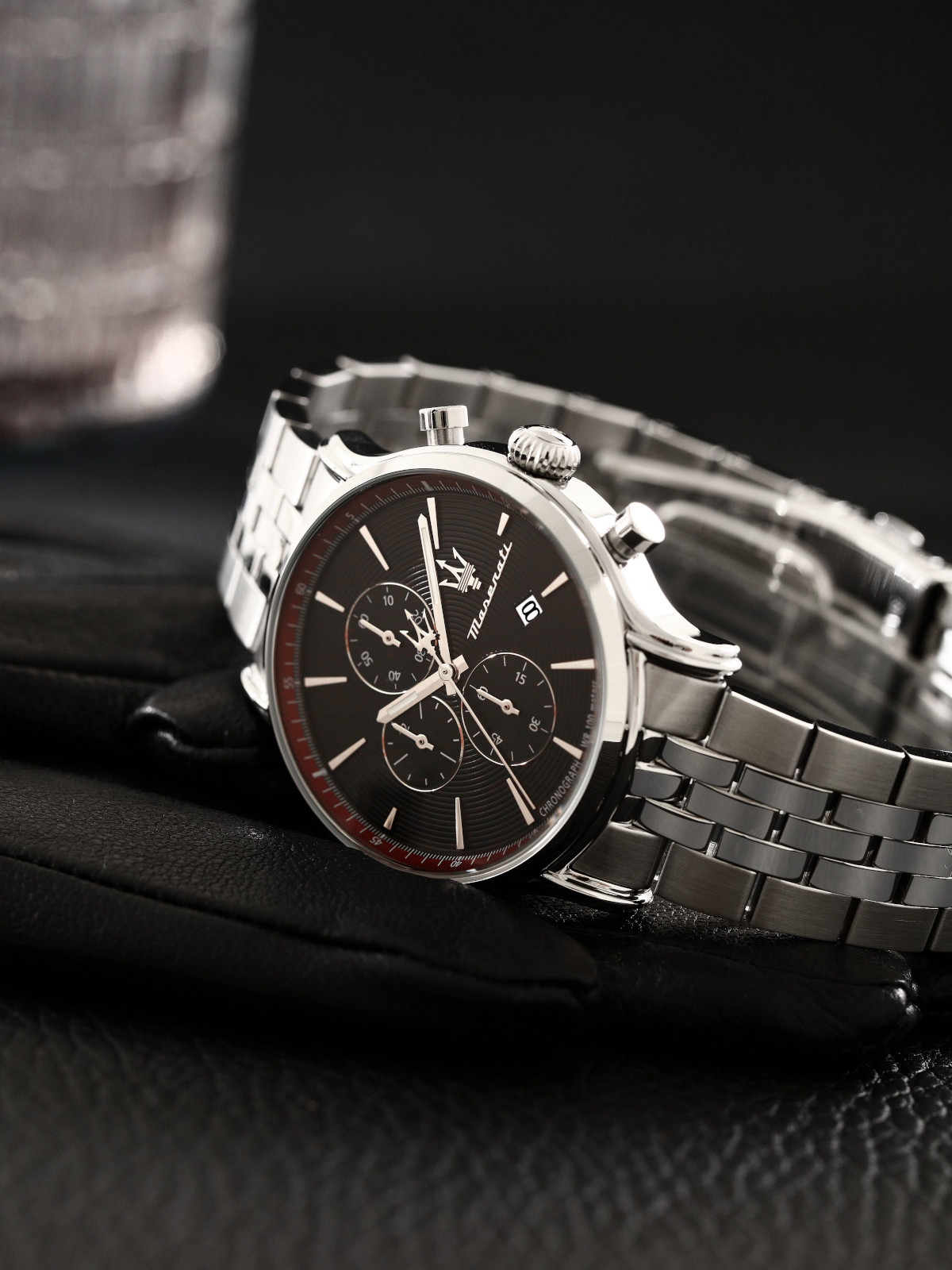 MASERATI EPOCA SLIM R8873618037 Ανδρικό Ρολόι Quartz Χρονογράφος Ακριβείας - Image 5