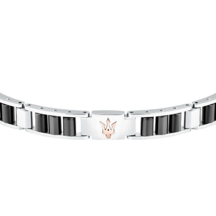 Alternative view of MASERATI CERAMIC JM225ATZ53 Βραχιόλι Δίχρωμο Με Τρίαινα